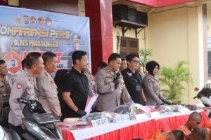 Polres Probolinggo Berhasil Amankan 5 Orang Diduga Pengedar Narkoba
