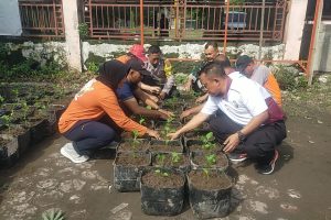 Wujudkan Asta Cita Polisi dan TNI bersama Warga Kota Mojokerto Gelorakan Swasembada Pangan