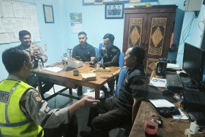 Polsek Pujon Gelar Patroli ke Hotel Singhasari, Berikan Himbauan Kamtibmas kepada Satpam