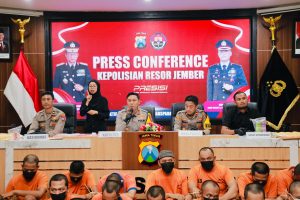 Tiga Pekan Polres Jember Berhasil Ungkap Narkoba 27 Tersangka Diamankan