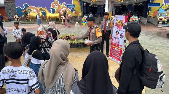 Polres Batu Proaktif : Sosialisasi Call Center 110 dan Patroli untuk Keamanan Obyek Vital serta Obyek Wisata