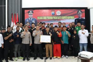 Harkamtibmas Polresta Banyuwangi Fasilitasi Deklarasi Damai Perguruan Pencak Silat di Bumi Blambangan