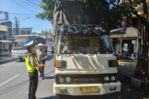 Lagi, Satlantas Polres Batu Tindak Tegas Truk ODOL