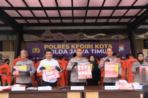 Berantas Narkoba Polres Kediri Kota Berhasil Amankan Puluhan Tersangka