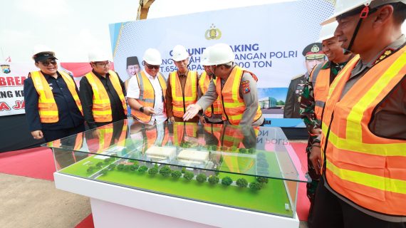 Polda Jatim Bangun Gudang Ketahanan Pangan Polri Kapasitas 1000 Ton di Mojokerto