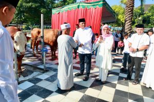 Polda Jatim Salurkan Ratusan Hewan Kurban di Hari Raya Idul Adha 1446 H