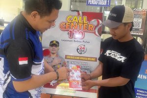 Agar Semua Tahu, Satlantas Batu Masifkan Sosialisasi 110 di Kantor Samsat