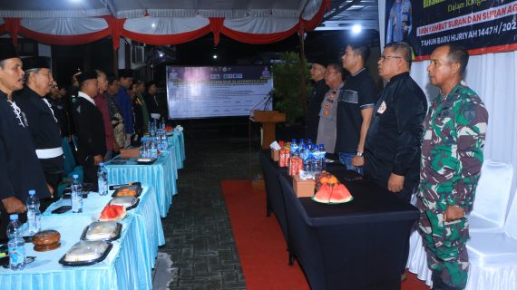 Sambut Suran Agung Polisi Fasilitasi Paguyupan Pencak Silat Ngawi Gelar Deklarasi Damai
