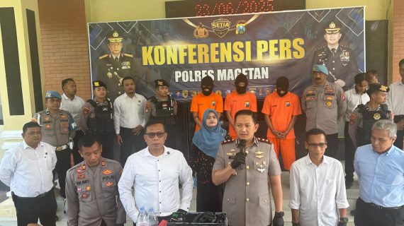 Polres Magetan Berhasil Tangkap Komplotan Pembobol ATM Lintas Provinsi