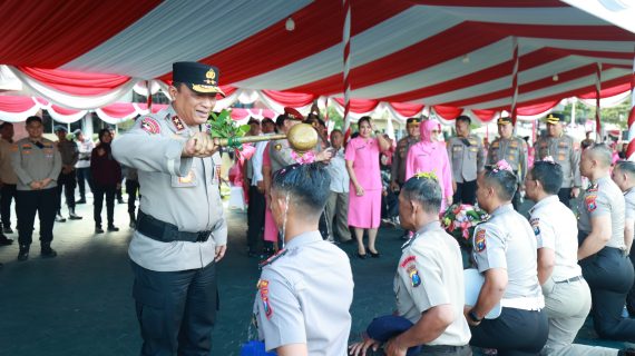 Sebanyak 2.967 Personel Polda Jatim Naik Pangkat di Hari Bhayangkara ke -79