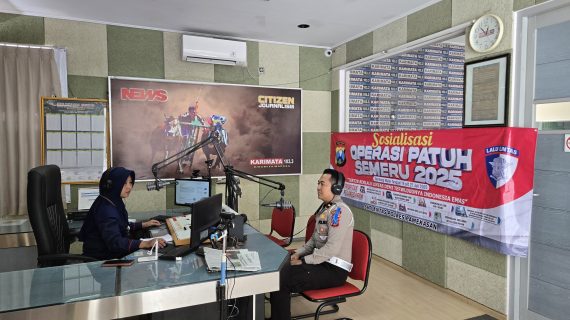 Operasi Patuh Semeru 2025 Polres Pamekasan Gandeng Media Sosialisasikan Keselamatan Berkendara