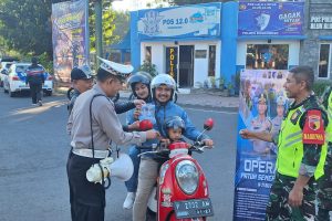 Operasi Patuh Semeru 2025 Polres Bondowoso Sapa Masyarakat di CFD Gelorakan Tertib Lalu Lintas