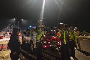 Polisi Gelar Patroli Balap Liar di Jalur Lintas Utara Lamongan 9 Motor Diamankan