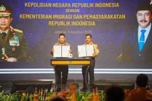 Teken Nota Kesepahaman dengan Kementerian Imipas, Kapolri Harap Sinergisitas Makin Optimal