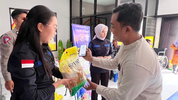 Satlantas Polres Batu Gelar GPM Dukung Swasembada Pangan
