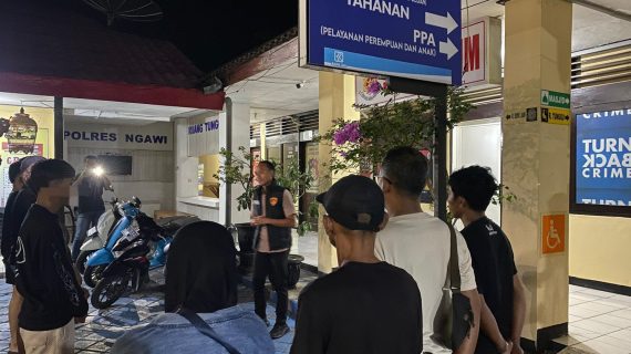 Respon Cepat Polres Ngawi Berhasil Amankan Sejumlah Remaja Konvoi Lempar Petasan
