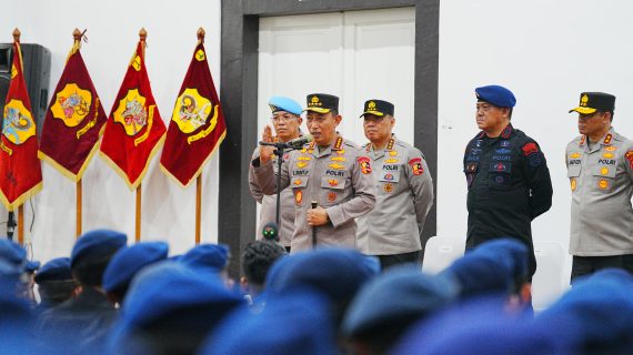 Kunjungi Mako Brimob Kwitang, Kapolri Beri Apresiasi dan Perkuat Motivasi