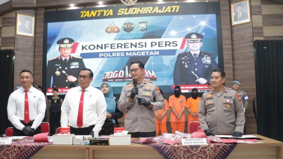 Polres Magetan Berhasil Amankan Komplotan Perampok Spesialis Minimarket