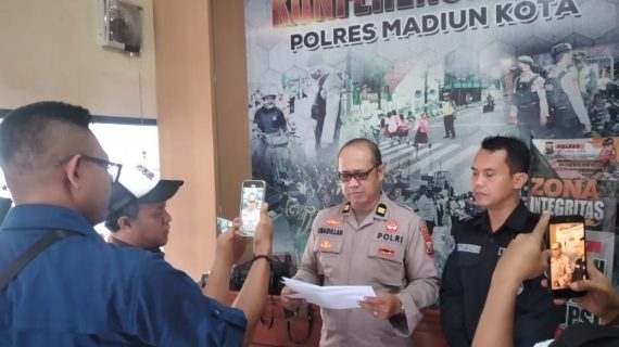 Operasi Tumpas Semeru 2025, Polres Madiun Kota Tetapkan 7 Tersangka,  Amankan 1 Kg Ganja dan 15,91 Gram Sabu
