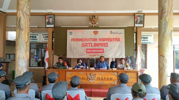 Tiga Pilar Desa Bendosari Perkuat Ketangguhan, Gelar Pelatihan Intensif Penanggulangan Bencana bagi Linmas