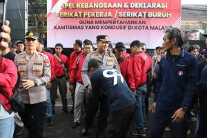Polresta Malang Kota Perkuat Sinergi Bersama Serikat Buruh Wujudkan Kondusifitas Kamtibmas