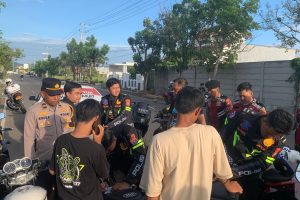 Patroli Gabungan Polres Sumenep Cegah Balap Liar 42 motor Tidak Sesuai Spektek Diamankan