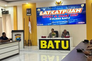 Polres Batu Gelar Pelatihan Peningkatan Kemampuan Penanganan TPTKP dan Olah TKP Guna Tingkatkan Profesionalisme Personel