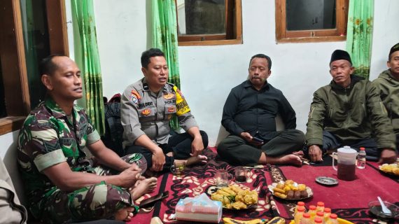 Sinergi TNI-Polri, Bhabinkamtibmas dan Babinsa Perkuat Peran Linmas dan Waspadai Bencana