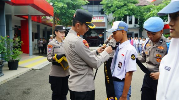 Kapolres Ponorogo Kukuhkan Pelajar Duta Kamtibmas