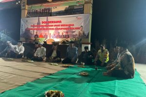 Jaga Kerukunan, Polsek Ngantang Sampaikan Pesan Kamtibmas dalam Doa Bersama