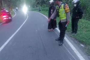 Respon Cepat, Polsek Ngantang Evakuasi Korban Laka Lantas