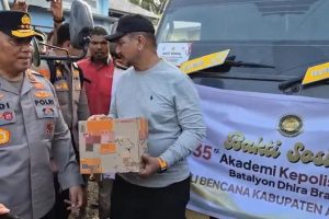 Wakapolri Tinjau Aceh Tamiang dan Salurkan Bantuan Kemanusiaan dari Batalyon Dhira Brata Akpol 1990