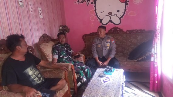 Bhabinkamtibmas dan Babinsa Sinergi Sambang Warga, Sampaikan Himbauan Kamtibmas