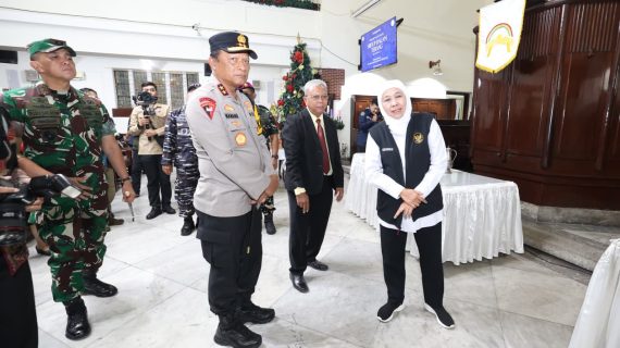 Kapolda Jatim dan Forkopimda Tinjau Gereja di Surabaya, Pastikan Ibadah Natal Aman