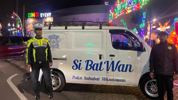 Ops Lilin Semeru 2025 : Polres Batu Hadirkan “Si Batwan” untuk Kawal Kamseltibcar Lantas