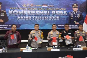 Polresta Banyuwangi Selesaikan 1.281 Perkara Sepanjang Tahun 2025