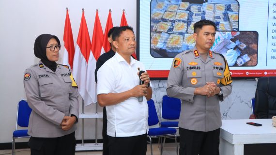 Polres Ngawi Gagalkan Peredaran Narkoba Jenis Sabu Senilai 3 Miliar