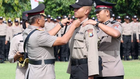 Kapolda Jatim Buka Pendidikan Bintara Polri Sampaikan Pesan Tegas Jaga Integritas