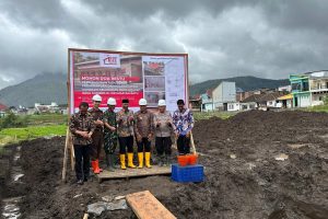 Sinergitas Forkopimda, Polres Batu Hadiri Peletakan Batu Pertama Gerai KDMP Desa Sumberejo