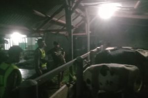 Bhabinkamtibmas Laksanakan Patroli Dialogis, Sampaikan Himbauan Kamtibmas dan Antisipasi PMK