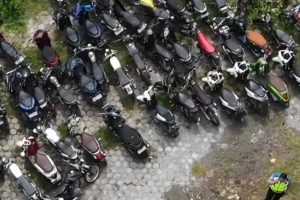 Polres Jember Amankan Sejumlah Ranmor Tak Sesuai Spektek Sering Balap Liar