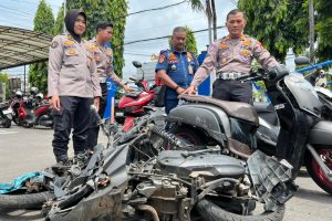 Polres Kediri Kota Tetapkan Sopir Bus Sebagai Tersangka Penyebab Laka Beruntun di Muning