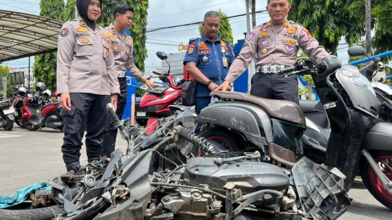 Polres Kediri Kota Tetapkan Sopir Bus Sebagai Tersangka Penyebab Laka Beruntun di Muning