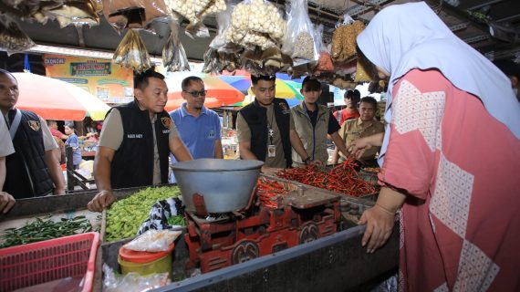 Satgas Pangan Polres Madiun Sidak Pasar Antisipasi Lonjakan Harga Bapokting Jelang Ramadhan