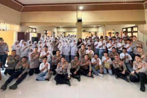 Mahasiswa STIK Angkatan 83 Jalankan Pengabdian Masyarakat dan Trauma Healing bagi Penyintas Bencana di Aceh Utara