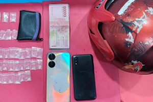 Polres Pelabuhan Tanjungperak Amankan Tiga Terduga Pengedar Narkoba di Sawah Pulo