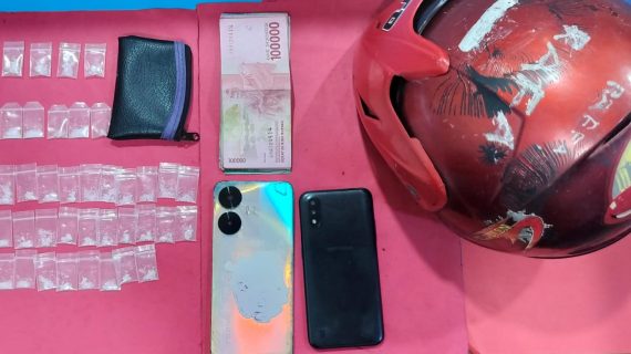 Polres Pelabuhan Tanjungperak Amankan Tiga Terduga Pengedar Narkoba di Sawah Pulo