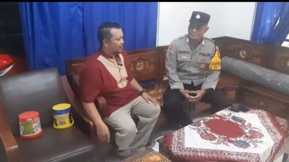 Bhabinkamtibmas Intensifkan Patroli dan Koordinasi di Bulan Ramadhan, Himbau Warga Waspada Curanmor serta Tekan Penyakit Masyarakat dalam Ops Pekat
