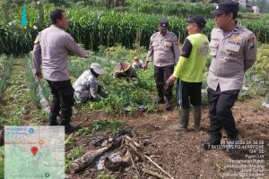 Patroli Menyapa Petani, Polsek Pujon Perkuat Ketahanan Pangan dan Jaga Kamtibmas