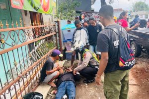 Respon Cepat Satlantas Polres Batu Tangani Laka Lantas di Jalan Moch. Hatta Desa Pendem